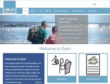 Tablet Screenshot of dosh.org